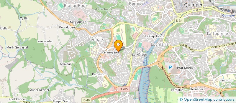 localisation de l'entreprise MADAME MARIANA CIOCEA à QUIMPER