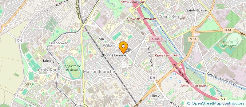 localisation de l'entreprise MADAME MARIANA COVACIU  REIMS