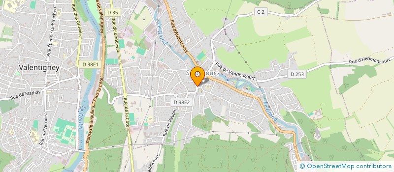 localisation de l'entreprise MADAME MARIANA CRACIUN  SELONCOURT