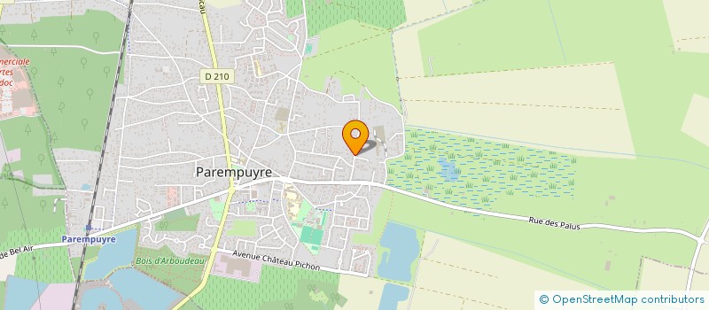 localisation de l'entreprise MADAME MARIANA DA SILVA CARVALHO  PAREMPUYRE