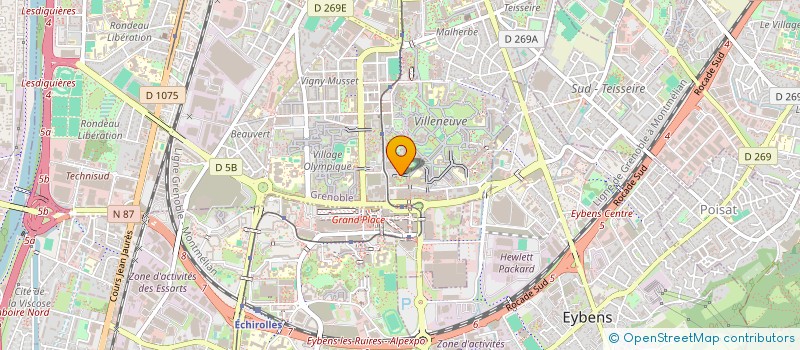 localisation de l'entreprise MADAME MARIANA DUARTE LEAL MOREIRA MAGALHES  GRENOBLE