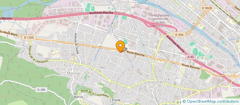 localisation de l'entreprise MADAME MARIANA FERNANDES DE ALMEIDA  MARNAZ