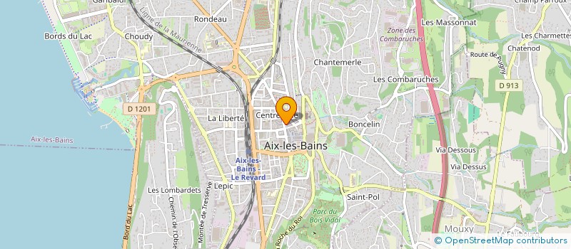 localisation de l'entreprise MADAME MARIANA FIGUEIREDO FERREIRA  AIX-LES-BAINS