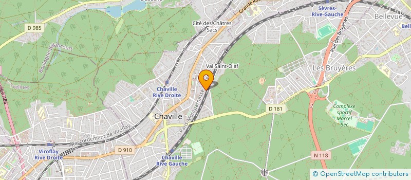 localisation de l'entreprise MADAME MARIANA GOROCILA à CHAVILLE