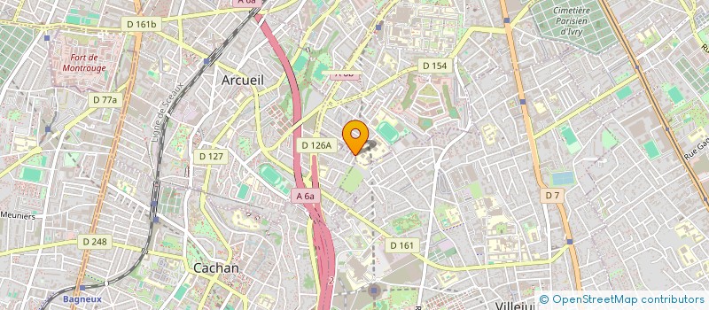 localisation de l'entreprise MADAME MARIANA HAVRYSH  ARCUEIL