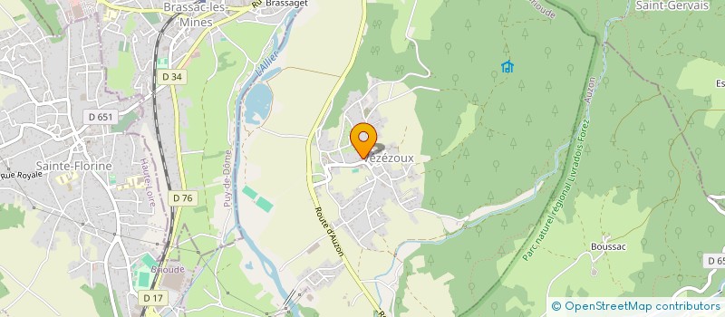 localisation de l'entreprise MADAME MARIANA HECKLY  VEZEZOUX