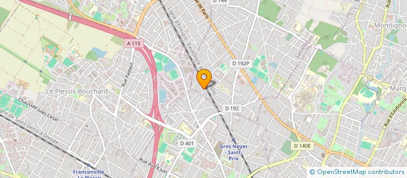 localisation de l'entreprise MADAME MARIANA LOPES ALVES  SAINT-PRIX