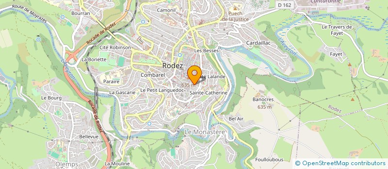 localisation de l'entreprise MADAME MARIANA LOPES AMADO à RODEZ