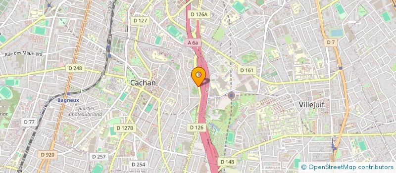 localisation de l'entreprise MADAME MARIANA LOPEZ HERNANDEZ  CACHAN