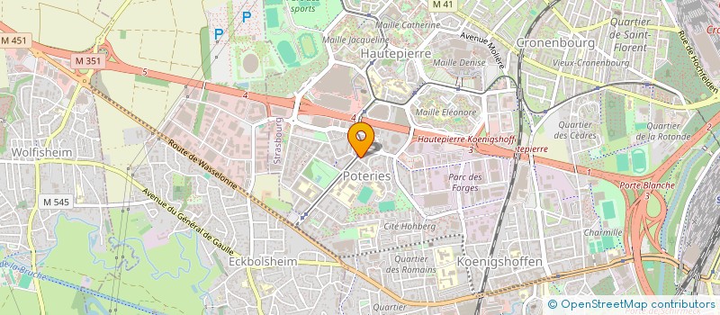 localisation de l'entreprise MADAME MARIANA MANN à STRASBOURG