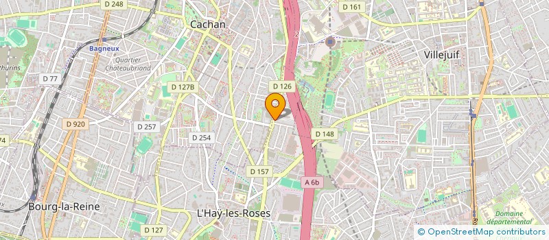 localisation de l'entreprise MADAME MARIANA MIHAI  L'HAY-LES-ROSES