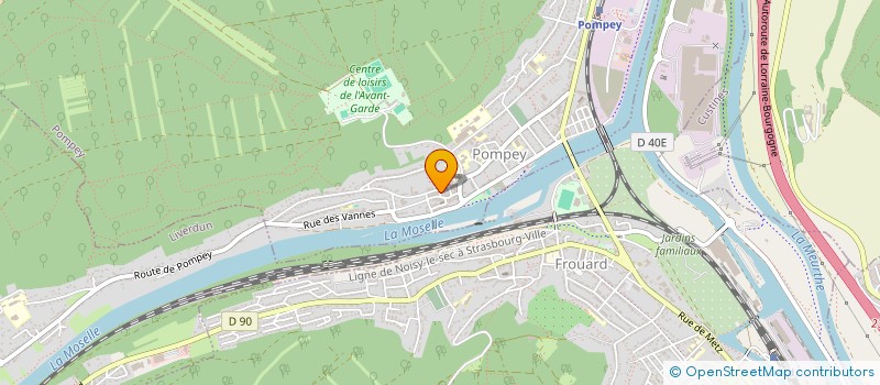 localisation de l'entreprise MADAME MARIANA MIREA  POMPEY