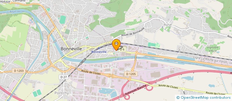 localisation de l'entreprise MADAME MARIANA MOENNE LOCCOZ  BONNEVILLE