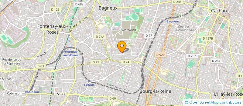 localisation de l'entreprise MADAME MARIANA MONORANU à BAGNEUX