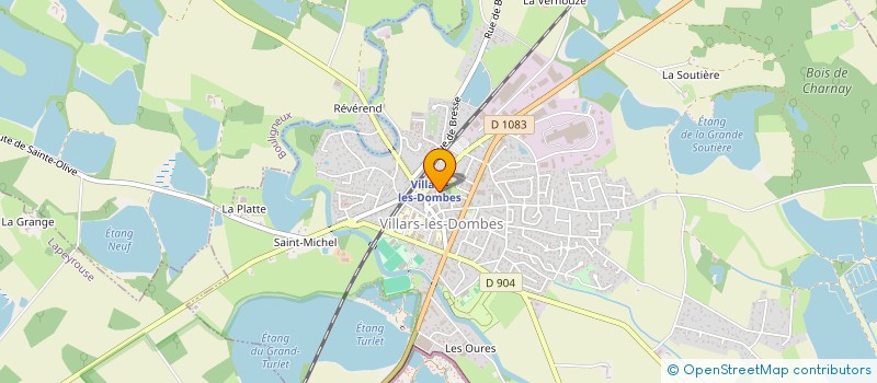 localisation de l'entreprise MADAME MARIANA MORALES PEREZ  VILLARS-LES-DOMBES