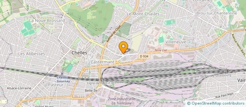 localisation de l'entreprise MADAME MARIANA MUSAT à CHELLES