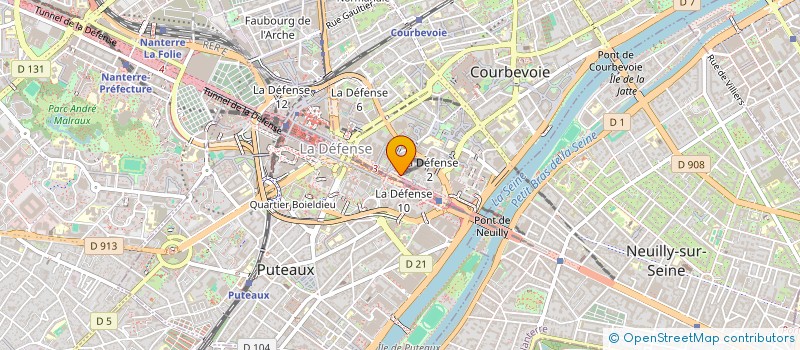 localisation de l'entreprise MADAME MARIANA NASTAS à COURBEVOIE