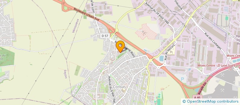 localisation de l'entreprise MADAME MARIANA PANCA à CORBAS