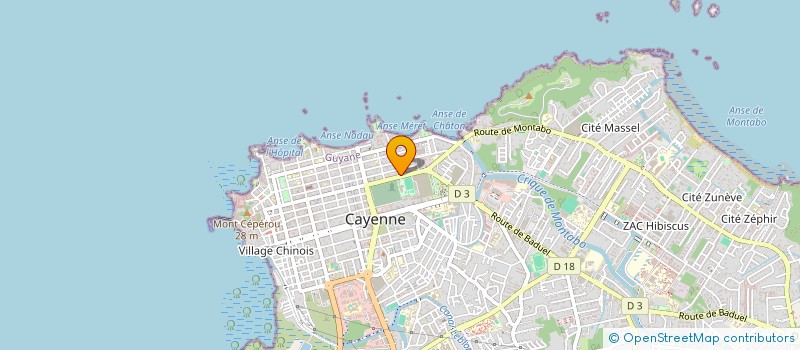 localisation de l'entreprise MADAME MARIANA POCO  CAYENNE