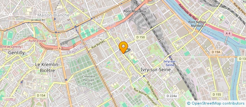 localisation de l'entreprise MADAME MARIANA RAINHA  IVRY-SUR-SEINE