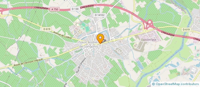 localisation de l'entreprise MADAME MARIANA RAUTESCU  SAINT-ANDRE-DE-SANGONIS