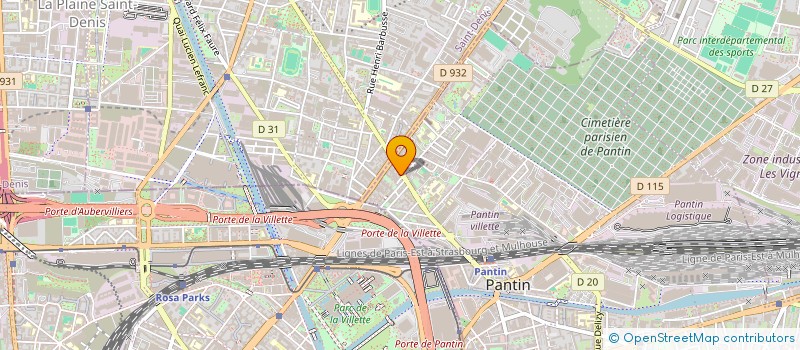 localisation de l'entreprise MADAME MARIANA SALES  PANTIN