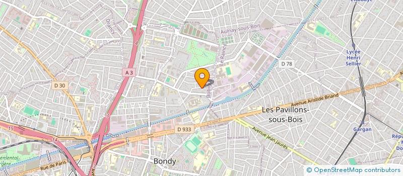 localisation de l'entreprise MADAME MARIANA SEIN  BONDY