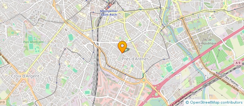 localisation de l'entreprise MADAME MARIANA STEFANET à MONTPELLIER