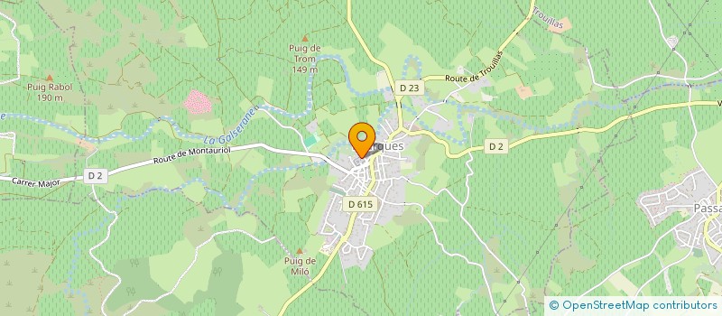 localisation de l'entreprise MADAME MARIANE BOUTHORS  FOURQUES