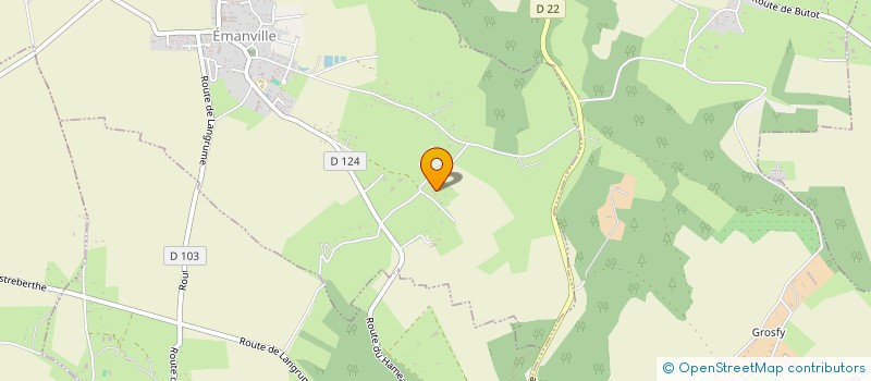 localisation de l'entreprise MADAME MARIANE BUREL  EMANVILLE