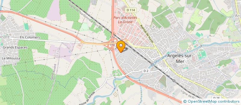 localisation de l'entreprise MADAME MARIANE CAZORLA  ARGELES-SUR-MER