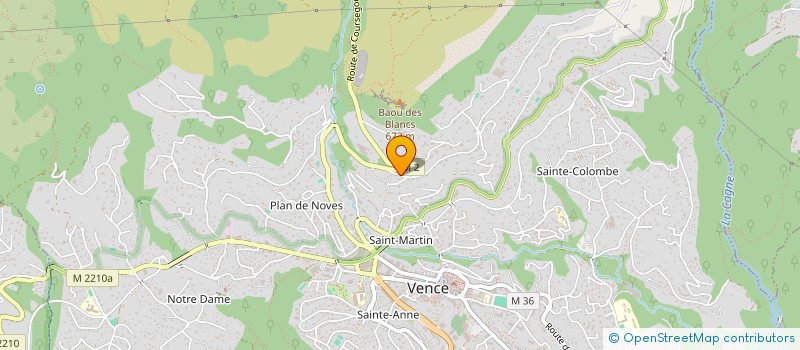 localisation de l'entreprise MADAME MARIANE GIRAUDON  VENCE