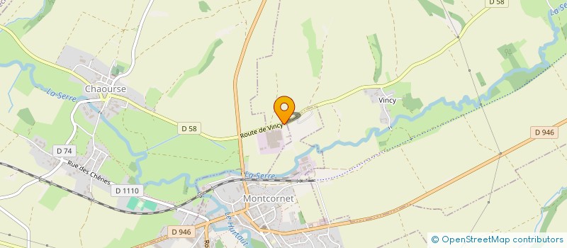 localisation de l'entreprise MADAME MARIANE GODFRIN  CHAOURSE