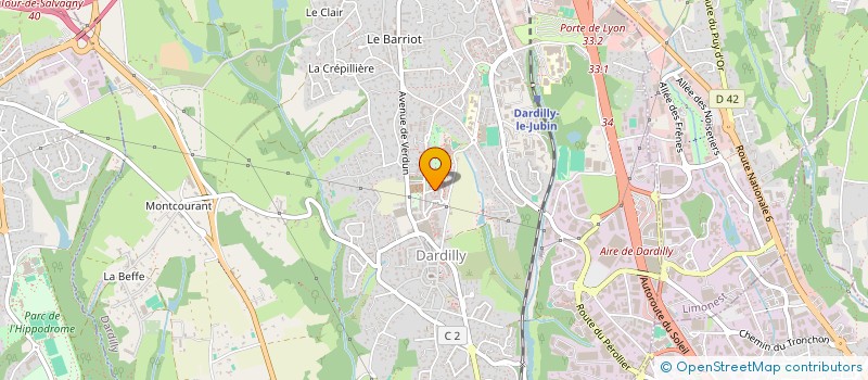 localisation de l'entreprise MADAME MARIANE IBNE ATIA  DARDILLY