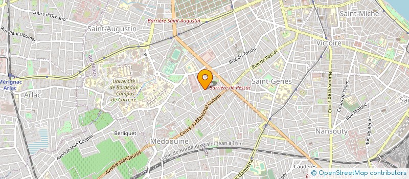 localisation de l'entreprise MADAME MARIANE RONNET  BORDEAUX