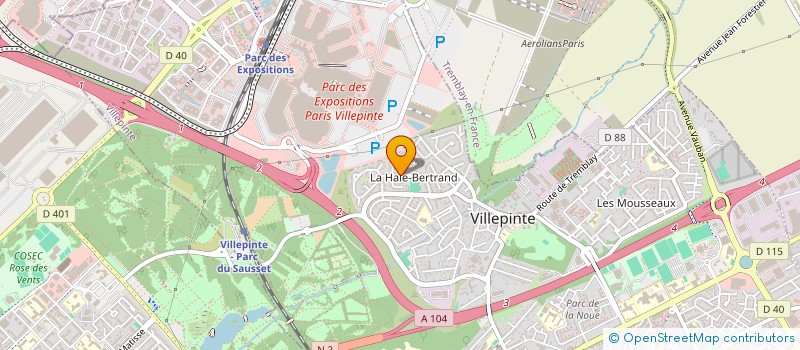 localisation de l'entreprise MADAME MARIANE SIV à VILLEPINTE