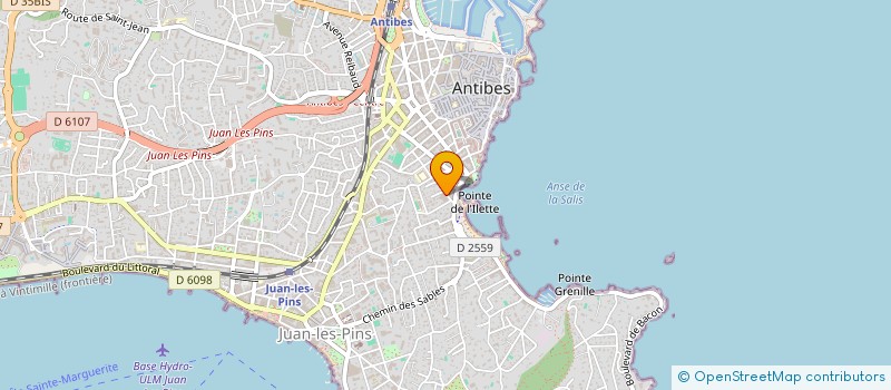 localisation de l'entreprise MADAME MARIANGE SPIRITO à ANTIBES