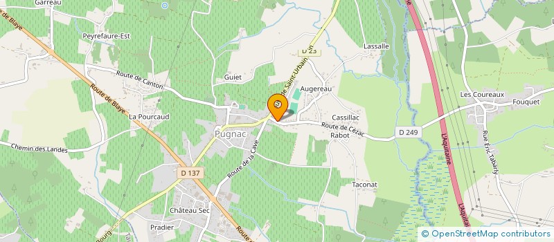 localisation de l'entreprise MADAME MARIANICK GOMBEAU  TAURIAC