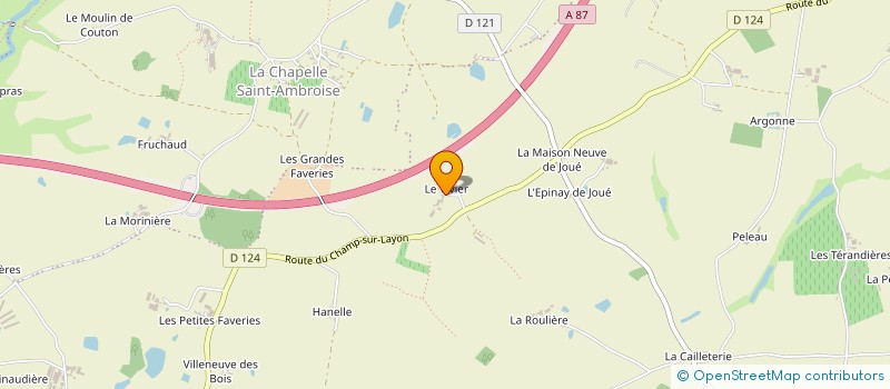 localisation de l'entreprise MADAME MARIANNA BLOUIN  CHEMILLE-EN-ANJOU