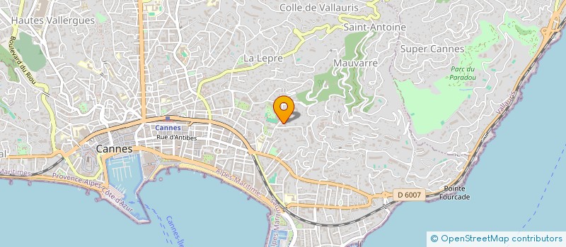 localisation de l'entreprise MADAME MARIANNA GRANT à CANNES