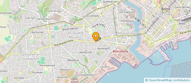 localisation de l'entreprise MADAME MARIANNA LAWENDA-JEHAN  BREST