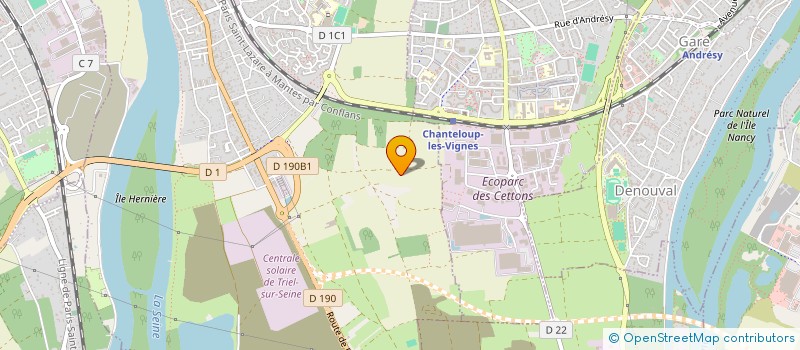 localisation de l'entreprise MADAME MARIANNA MARTONCSIKOVA à TRIEL SUR SEINE