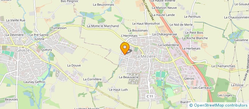 localisation de l'entreprise MADAME MARIANNA PAPAMARKOU  LA MEZIERE