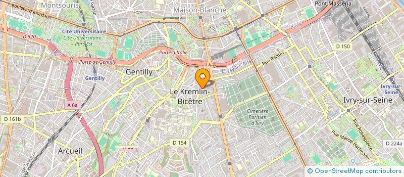 localisation de l'entreprise MADAME MARIANNA RAVARY à LE KREMLIN-BICETRE