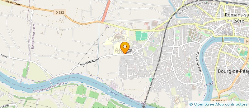 localisation de l'entreprise MADAME MARIANNA STANZIONE  ROMANS-SUR-ISERE