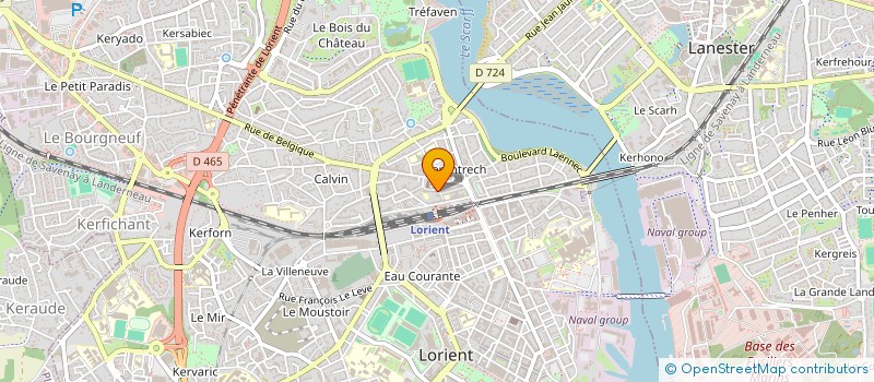 localisation de l'entreprise MADAME MARIANNE AKPANGNY  LORIENT