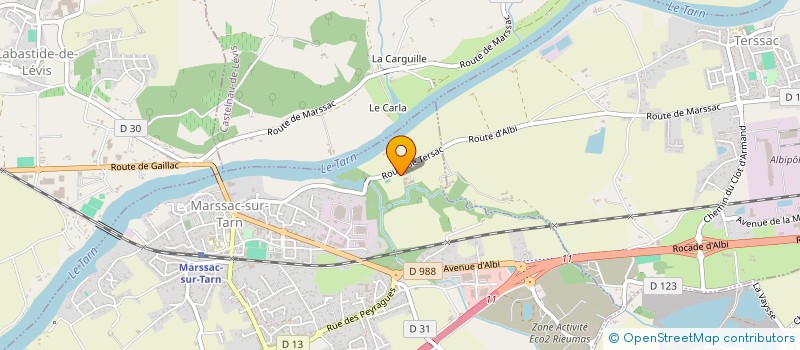 localisation de l'entreprise MADAME MARIANNE ALAUX  MARSSAC-SUR-TARN