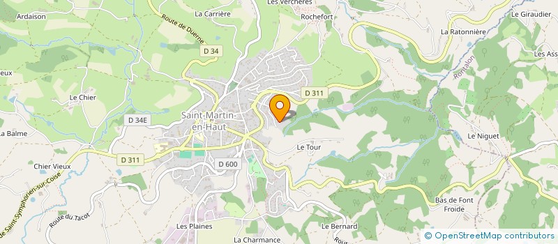 localisation de l'entreprise MADAME MARIANNE ALFONSO  SAINT-MARTIN-EN-HAUT