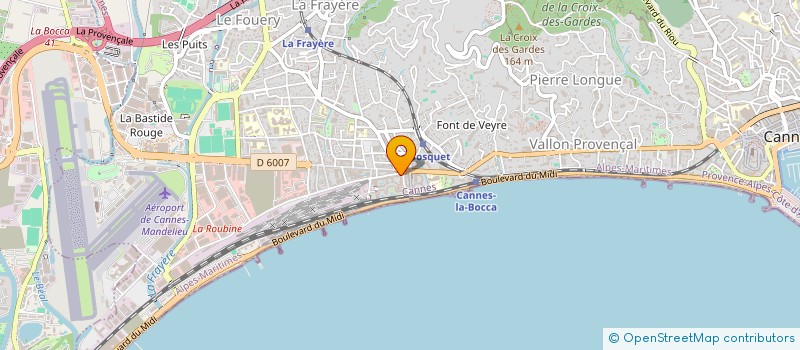 localisation de l'entreprise MADAME MARIANNE AUDREY FLORES à CANNES