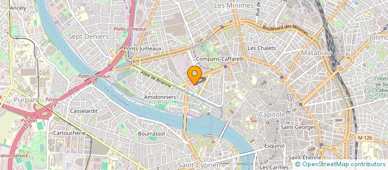 localisation de l'entreprise MADAME MARIANNE AUGAGNEUR  TOULOUSE